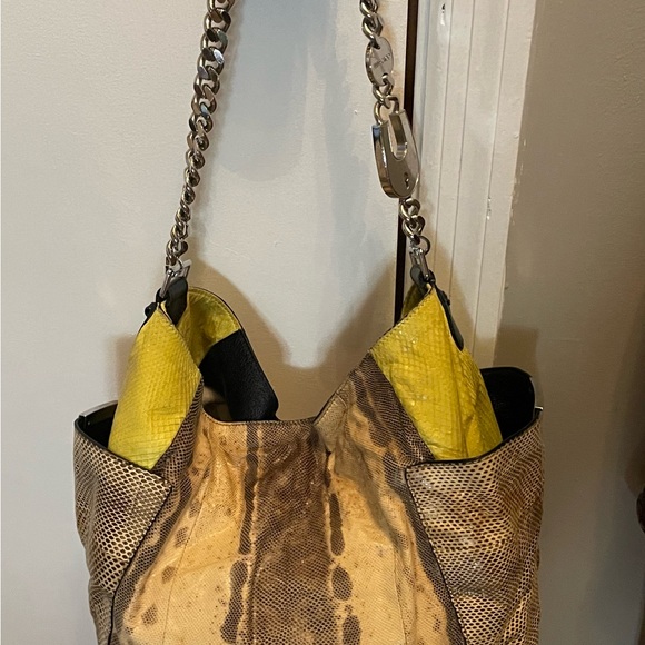 Jimmy Choo Python Snake Skin Bag - Picture 4 of 13